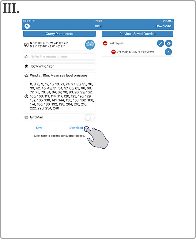 Display a meteogram with Squid Mobile - III