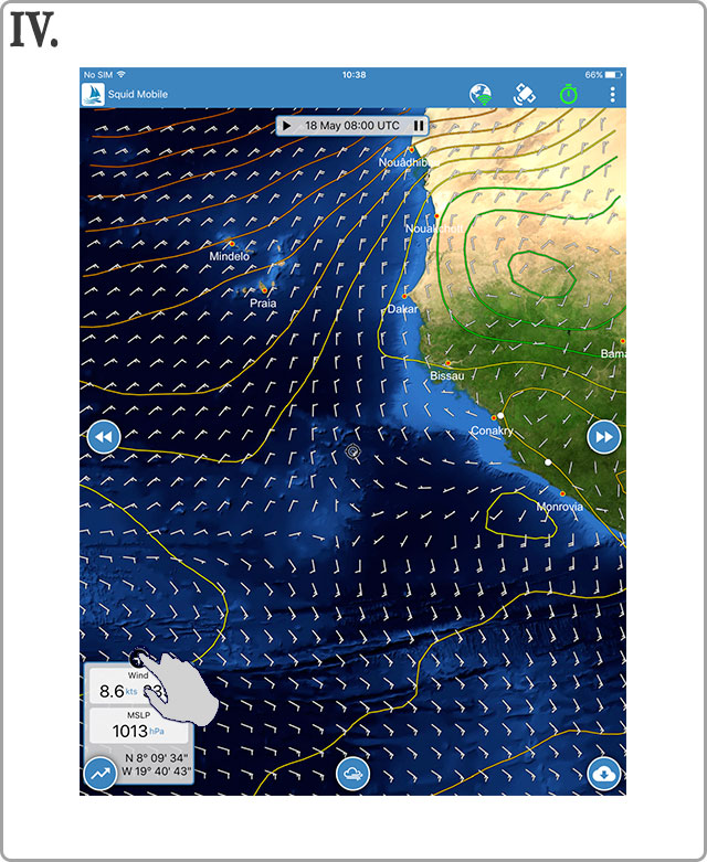 Display a meteogram with Squid Mobile - IV