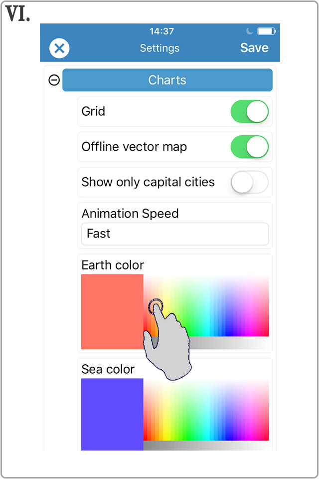 change parameters Squid Mobile - VI