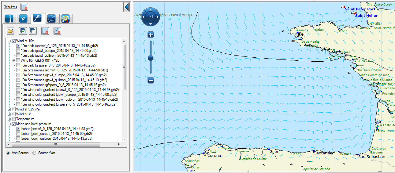 grib files isobars