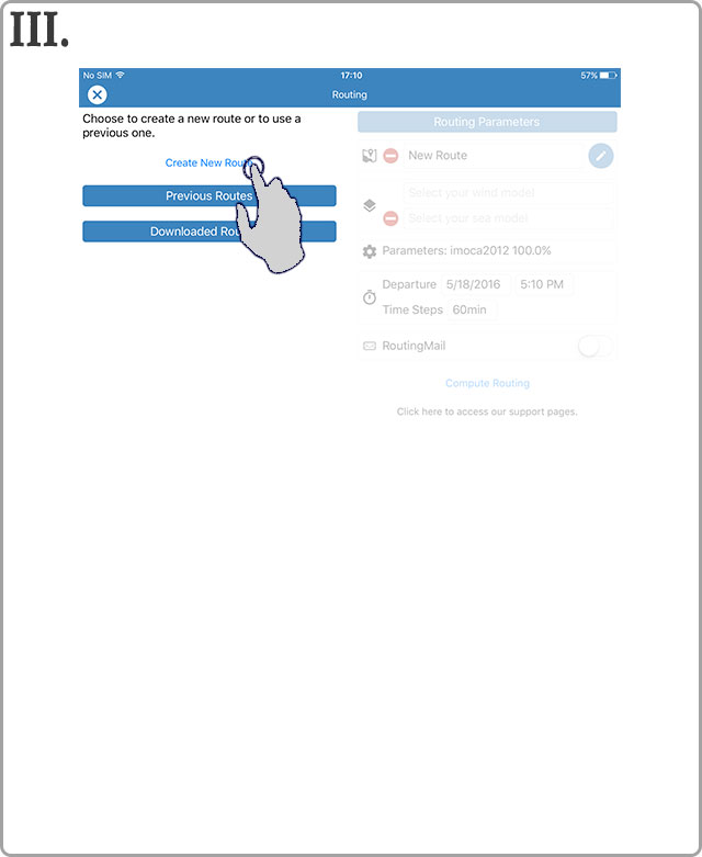 How to request multiroad routing - III