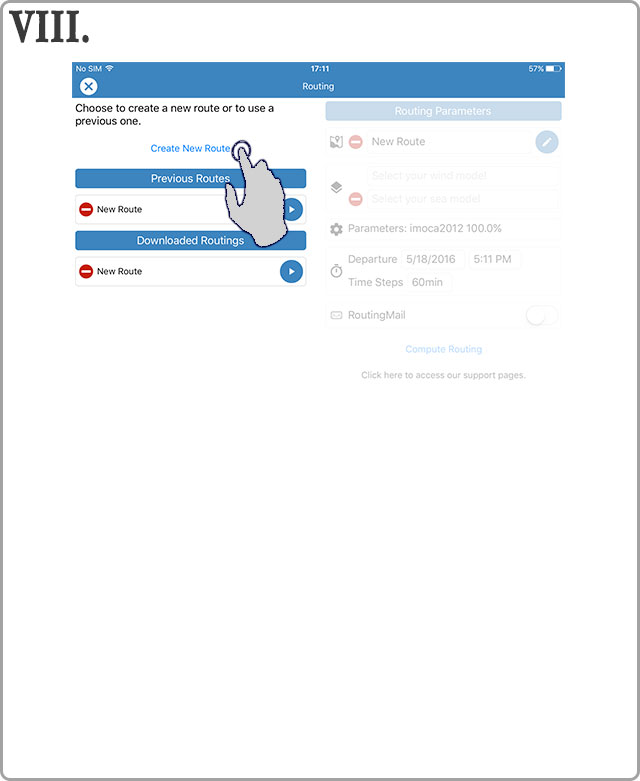 How to request multiroad routing - VIII