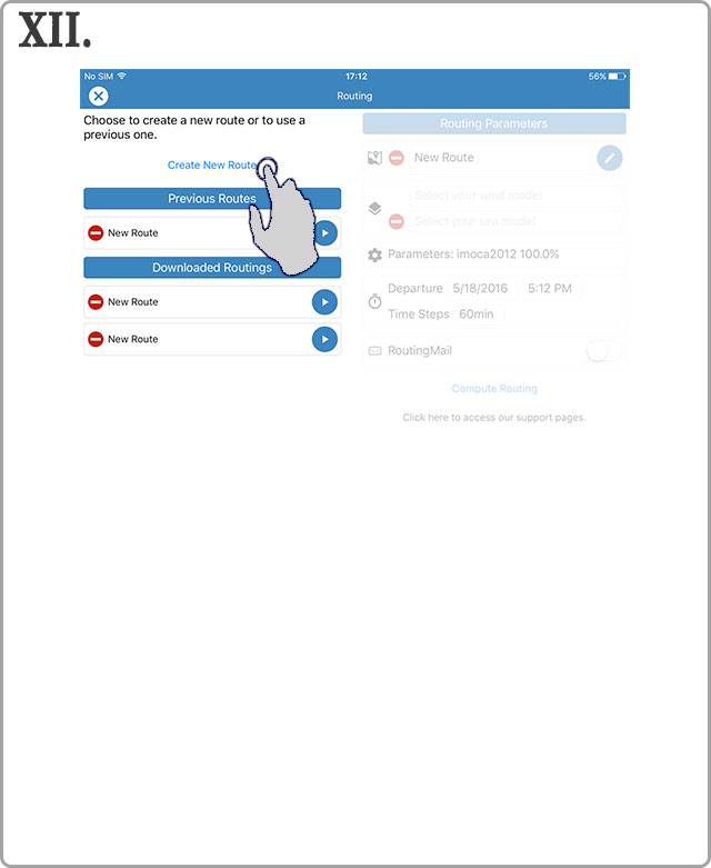 How to request multiroad routing - XII