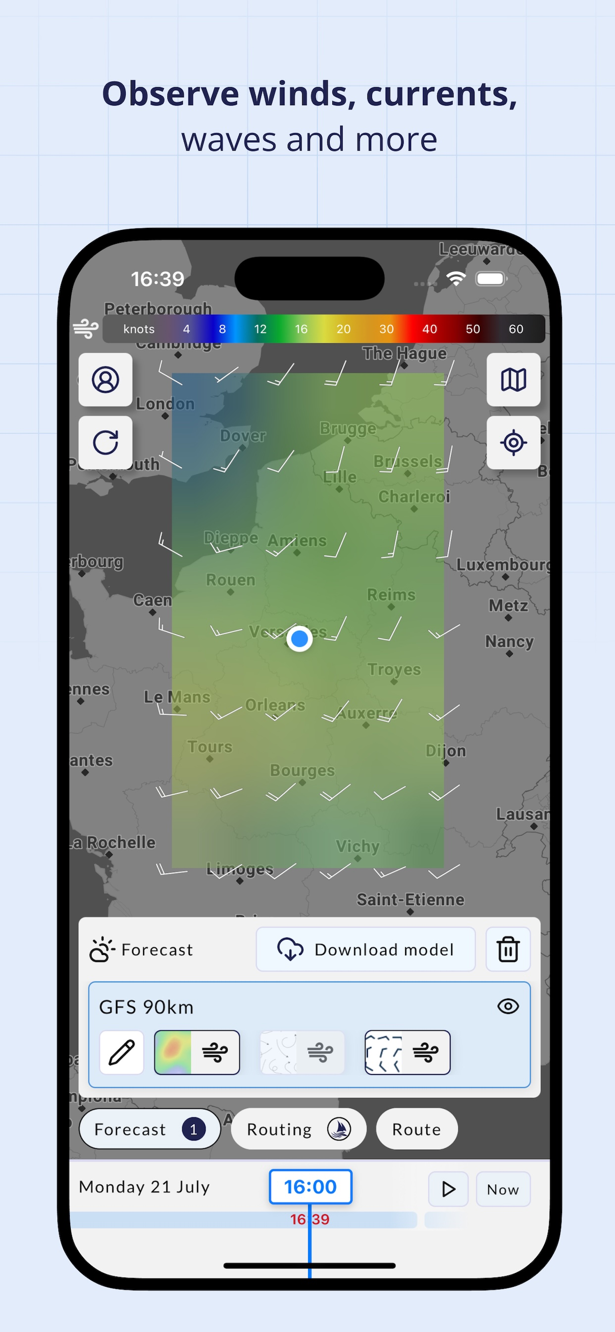 forecast on Squid Mobile